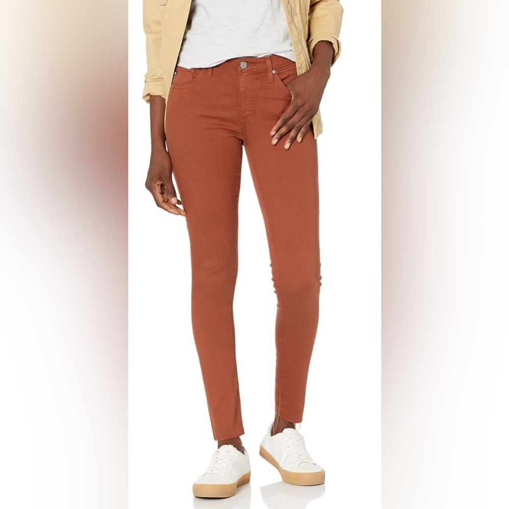 AG Adriano Goldschmied Women's Legging Super Skinny Fit Ankle Pant toffee SZ 28